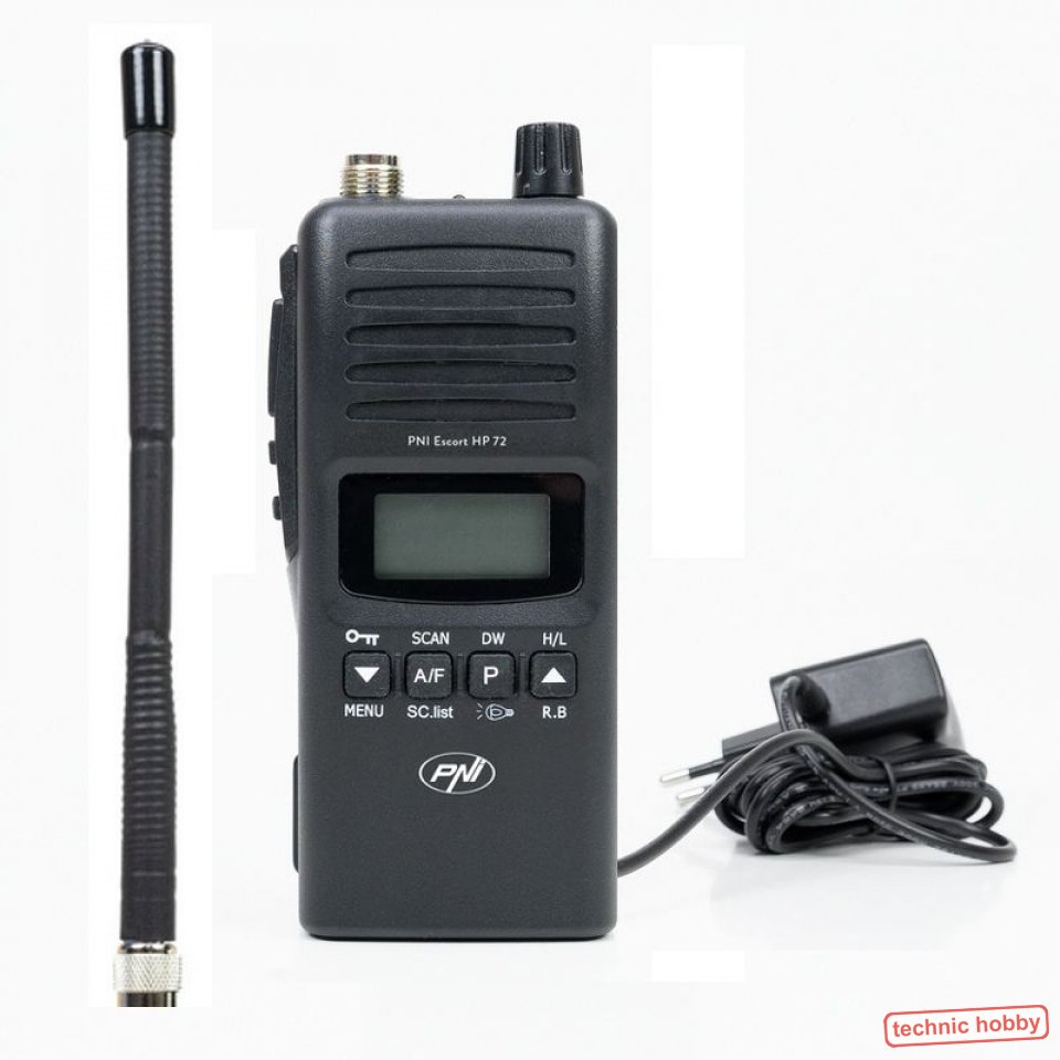 PNI HP 72 Walkie Talkie Power Adapter And Antenna Adapter Black